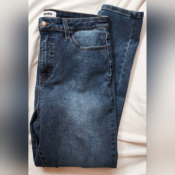 RSQ Curvy High Rise Skinny Blue Jeans Size 36 - Picture 1 of 10